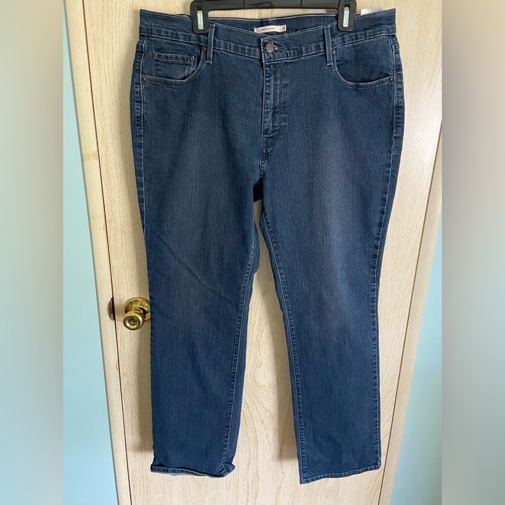 Levi's | Women’s 18 | 505 Straight Leg Jeans Blue Denim Mid Rise